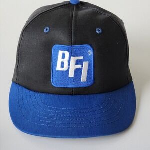 Vintage BFI Trucker Hat Patch Snapback 80s Baseball Cap Waste Recycling USA Made